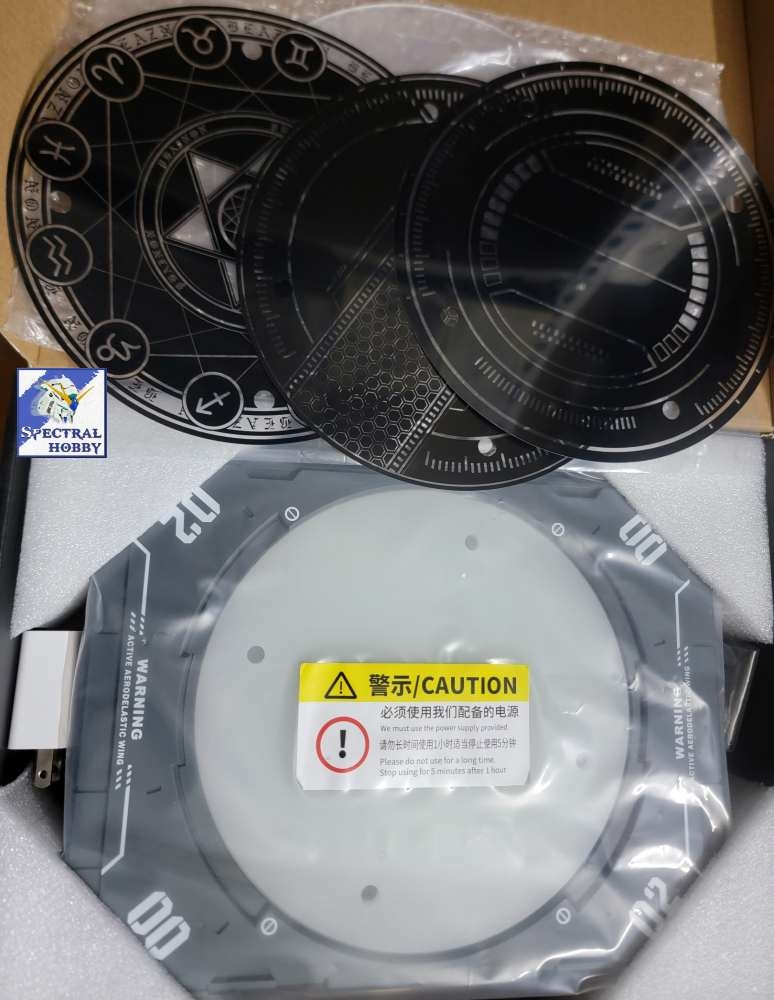 Đế giá Action Base xoay Led RGB Revolving Rotation 360 2.0 Phone remote PG MG RG HG chụp mô hình