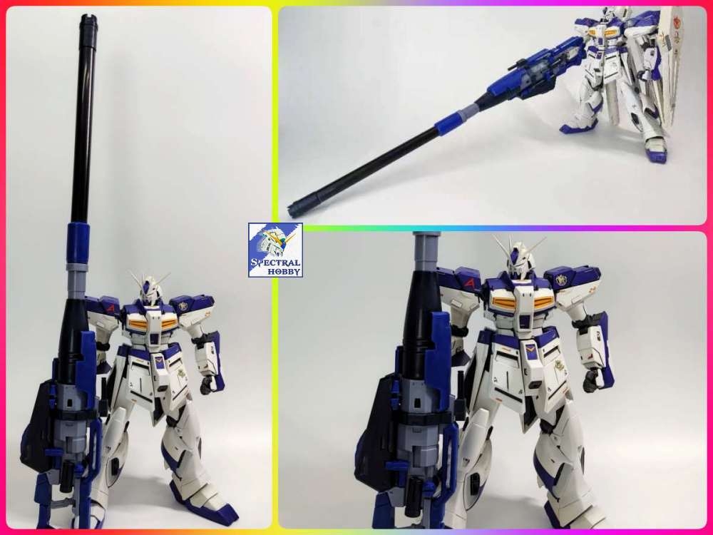Phụ kiện mô hình EW MG 1/100 Hyper Mega Bazooka launcher cho HiNu / Nu Rx93