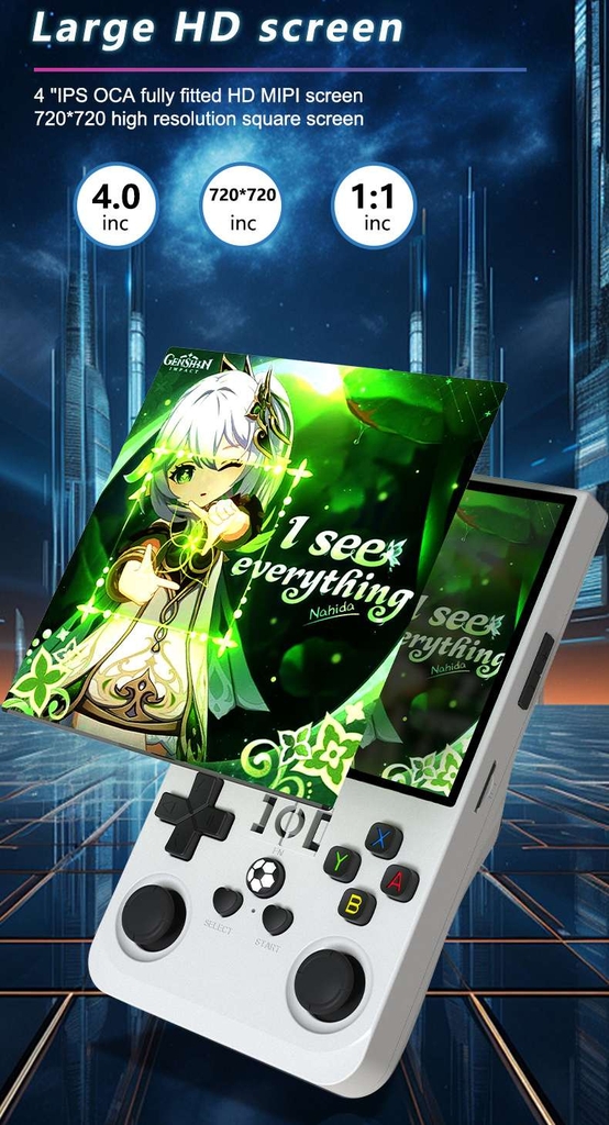 Máy chơi game R36 PRO MAX Retro Handheld Console 3.5 4.0 Inch Screen