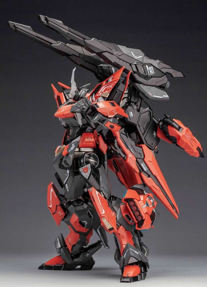 Mô hình lắp ráp MG 1/100 Yanmie AN-01 Alloy Metal Frame