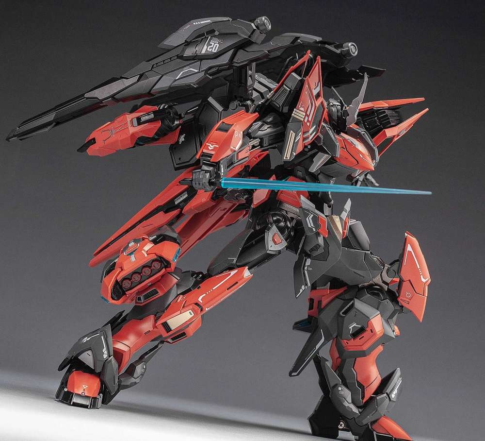 Mô hình lắp ráp MG 1/100 Yanmie AN-01 Alloy Metal Frame