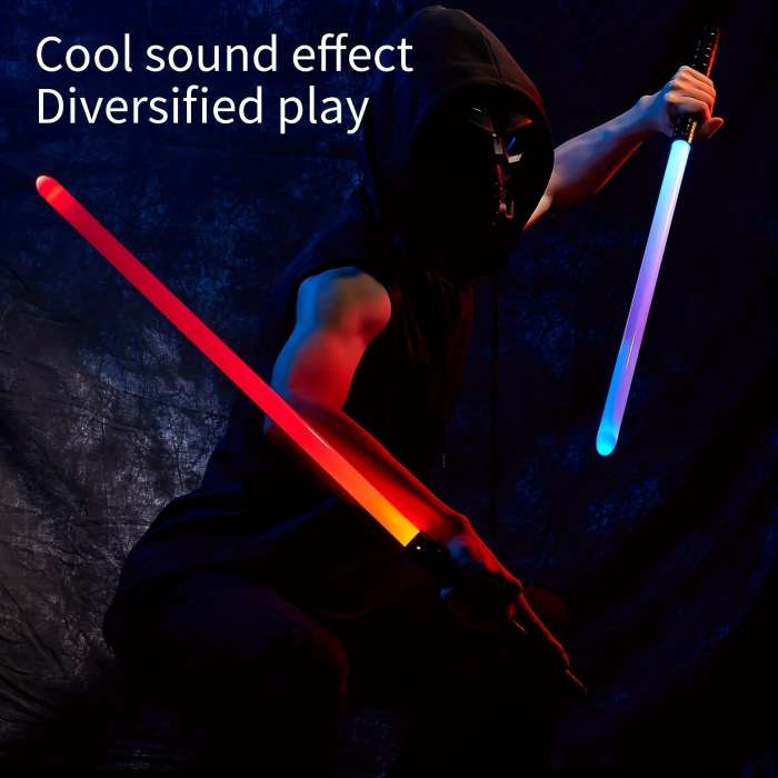 Kiếm ánh sáng Light Saber RGB 15-color Metal Sword Sound Effect Upgraded version Gravity Sensing