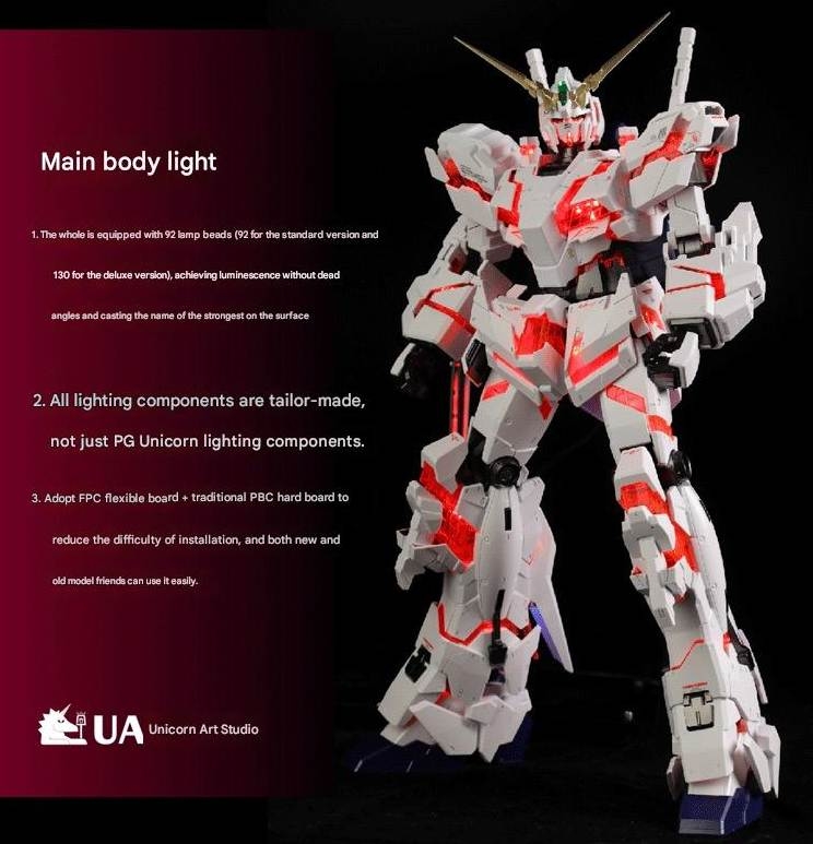 LED RGB cho Mega Size Unicorn 1/48 App Remote - UA model