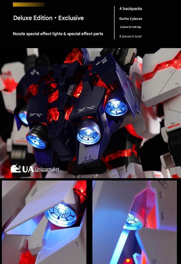 LED RGB cho Mega Size Unicorn 1/48 App Remote - UA model