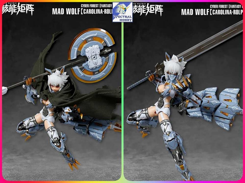 Mô hình lắp ráp Nuke matrix CF06 MAD WOLF Carolina Rolphe Cyber Forest FANTASY GIRLS