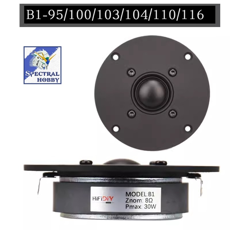 Loa treble HIFI DIY fever B1 4 inch 30W 4ohm 8ohm mái vòm lụa phim tweeter Speaker Dome