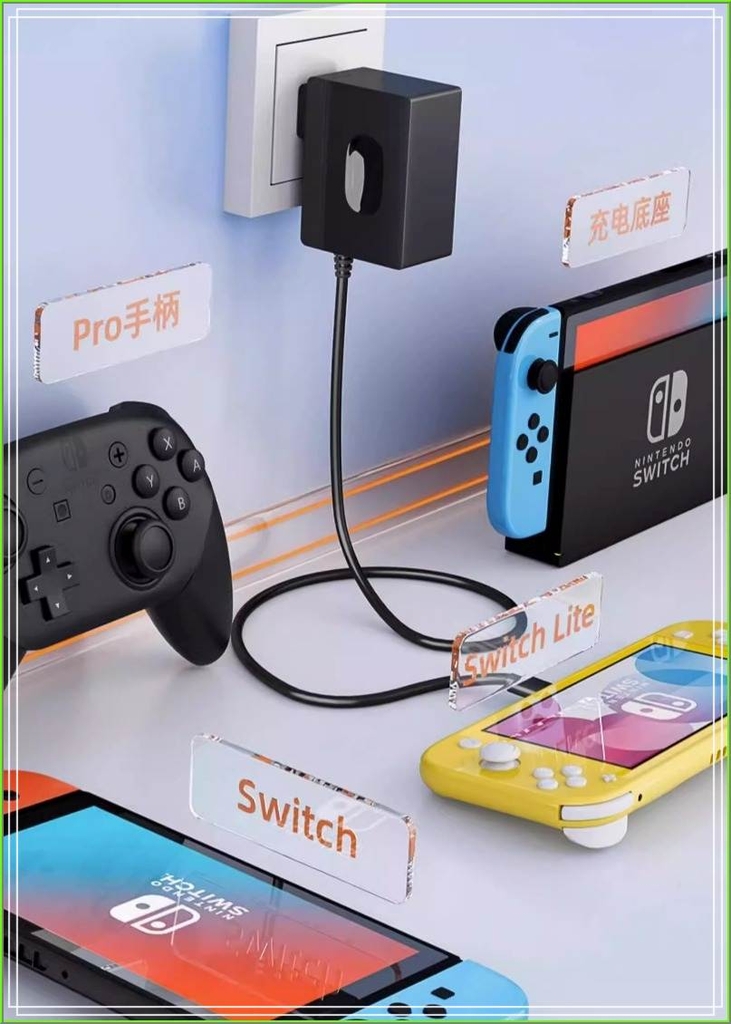 Củ sạc đa năng cho Switch và các thiết bị DC adapter 15v-2.6A 5v-1.5A Aolion XS2050