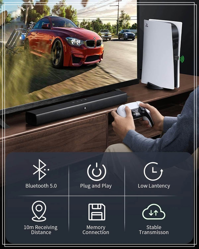 Bộ chuyển đổi bộ điều khiển không dây AOLION receiver kết nối tay cầm PS4 PS5 Switch XBOX cho Switch PC Android AL-PS2014