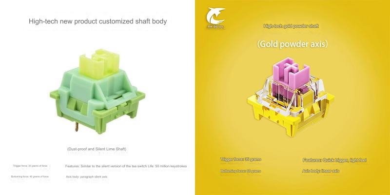 Bàn phím cơ Genshin có dây / không dây Bluetooth three-mode mechanical keyboard Shaft RGB light