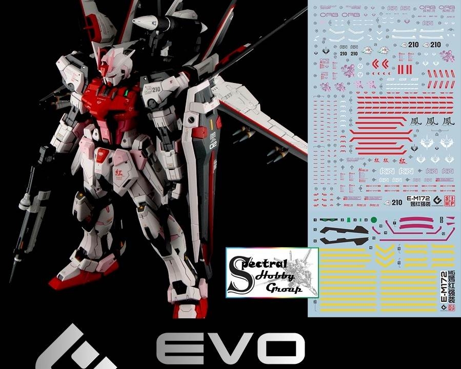 Decal nước dán mô hình Perfect Aile Strike Rouge Sword Launcher MG MB gundam Water sticker