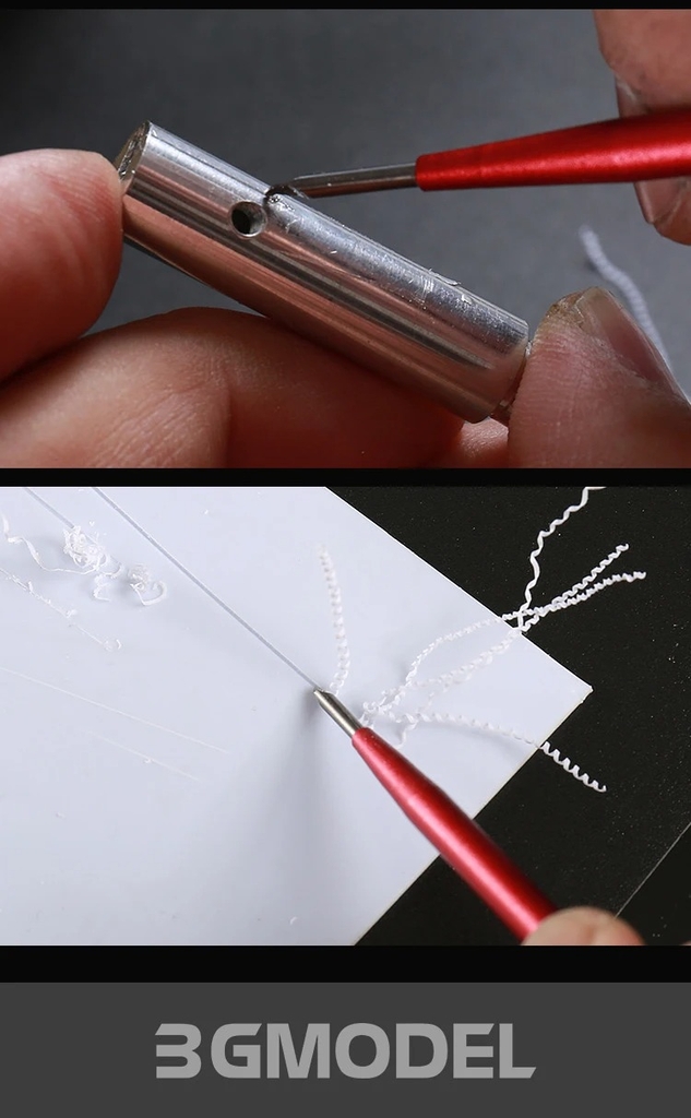 Dụng cụ Border tạo line detail chisel móc câu BD0042-45 0.1mm-0.5mm Metal Engraved Hook Knife