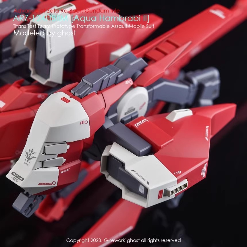 Decal dán mô hình Aqua Hambrabi II ARZ-124HBIIM các loại MG HG - Water sticker