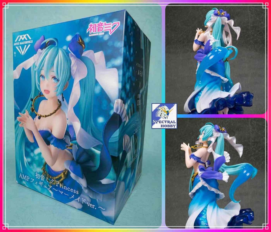 Mô hình Taito Hatsune Miku Princess AMP Mermaid Figure Vocaloid Artist MasterPiece