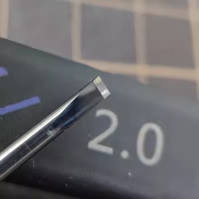 Dụng cụ HMT chisel lưỡi đẩy phẳng / khoan bằng đa năng 2.0 Multi-purpose flat bottom push knife vonfram