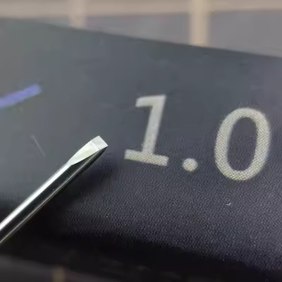 Dụng cụ HMT chisel lưỡi đẩy phẳng / khoan bằng đa năng 2.0 Multi-purpose flat bottom push knife vonfram