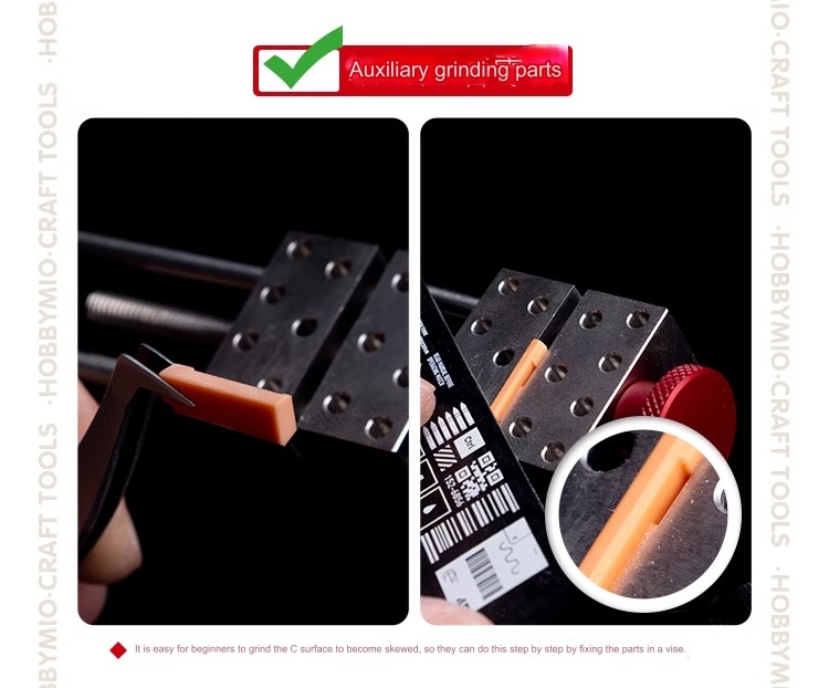 Dụng cụ Hobby Mio Kẹp part Eto HAIR-GRADE STAINLESS STEEL ETCHED SHEET BENDING DESKTOP MODEL VISE