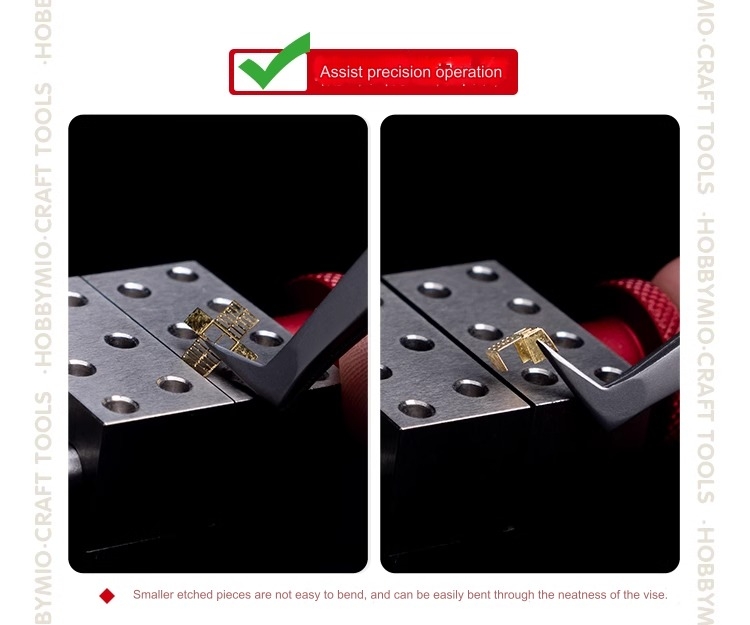 Dụng cụ Hobby Mio Kẹp part Eto HAIR-GRADE STAINLESS STEEL ETCHED SHEET BENDING DESKTOP MODEL VISE