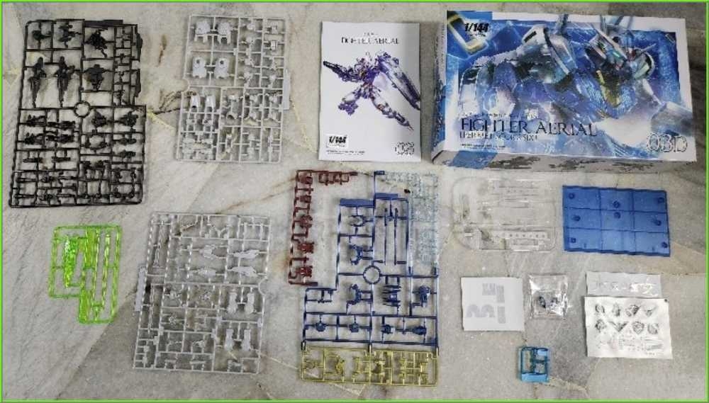 Mô hình lắp ráp HG 1/144 Fighter AERIAL PERMET SCORE SIX Witch Mercury HGWM 03D GaoGao model
