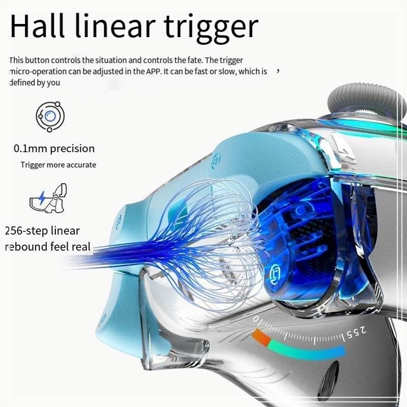 Tay cầm chơi game AOLION không dây AL-K10 EVA RGB Dual hall 2.4g Bluetooth Wireless cho PC Switch NS Android iOS