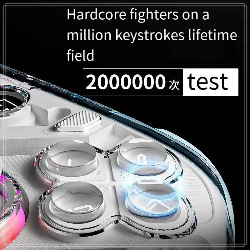 Tay cầm chơi game AOLION không dây AL-K10 EVA RGB Dual hall 2.4g Bluetooth Wireless cho PC Switch NS Android iOS