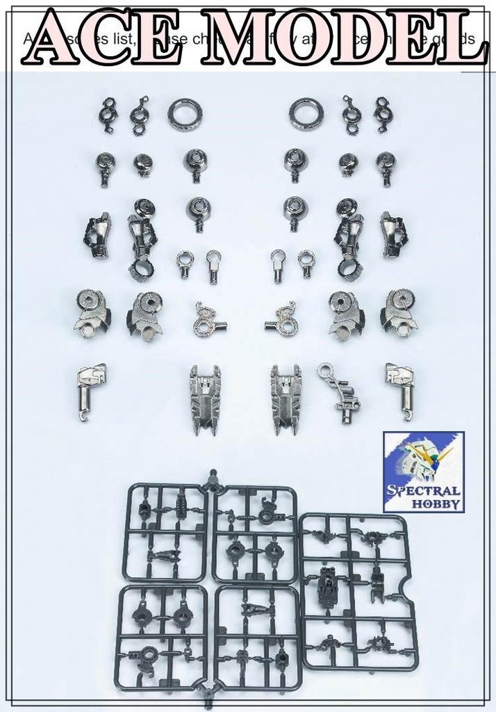 Phụ kiện mô hình ACE độ custom METAL FRAME part set cho MG Barbatos gundam