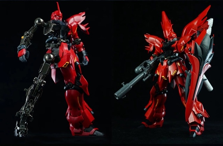 Phụ kiện bộ metal frame cho MG Sinanju IRON TOYS (OVA, VER.KA , Custom TAKUMI STUDIO)