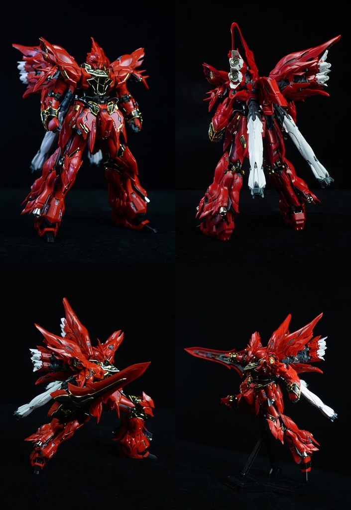 Phụ kiện bộ metal frame cho MG Sinanju IRON TOYS (OVA, VER.KA , Custom TAKUMI STUDIO)