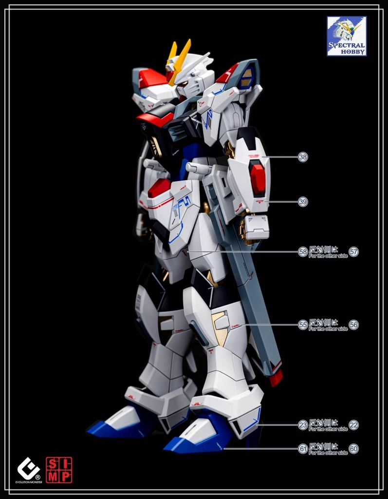Decal nước dán mô hình Might Strike Freedom gundam MG HG các loại water sticker