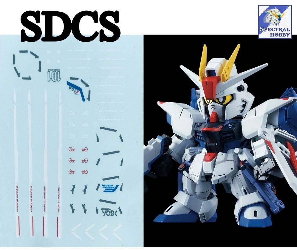 Decal nước dán mô hình MGSD FREEDOM các loại Water sticker