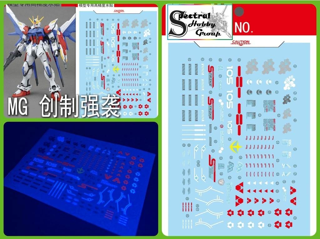Decal nước dán mô hình Build Strike Gundam Full Package MG RG HG water sticker
