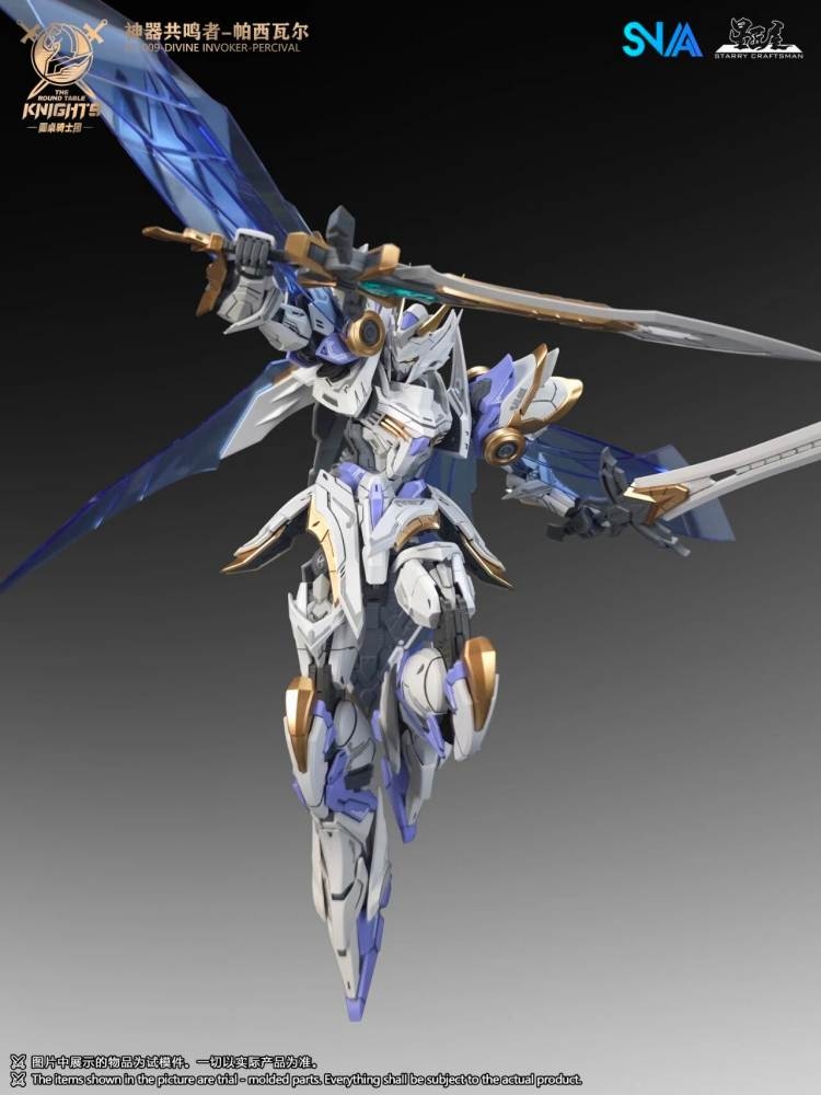 Mô hình lắp ráp Divine Invoker Percival SC009 BE 1/144 SNAA model Round Table Knights