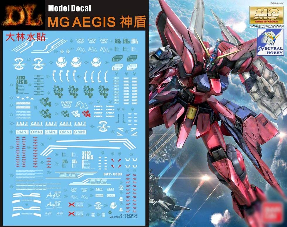 Decal nước dán mô hình Aegis Blitz gundam MG HG các loại water sticker