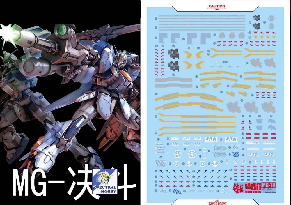 Decal nước dán mô hình Duel gundam MG HG các loại water sticker