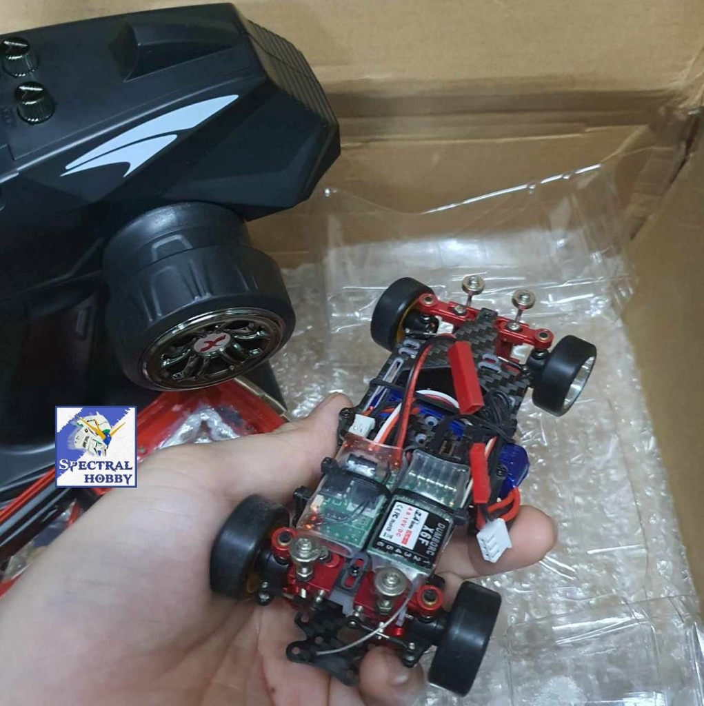 Ô tô điều khiển RC Car Drift 1/28 Remote Control 6CH Carbon Fiber HGV1 RWD Challenger 1970