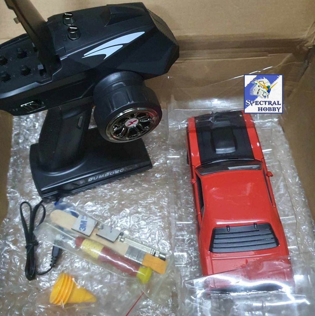 Ô tô điều khiển RC Car Drift 1/28 Remote Control 6CH Carbon Fiber HGV1 RWD Challenger 1970