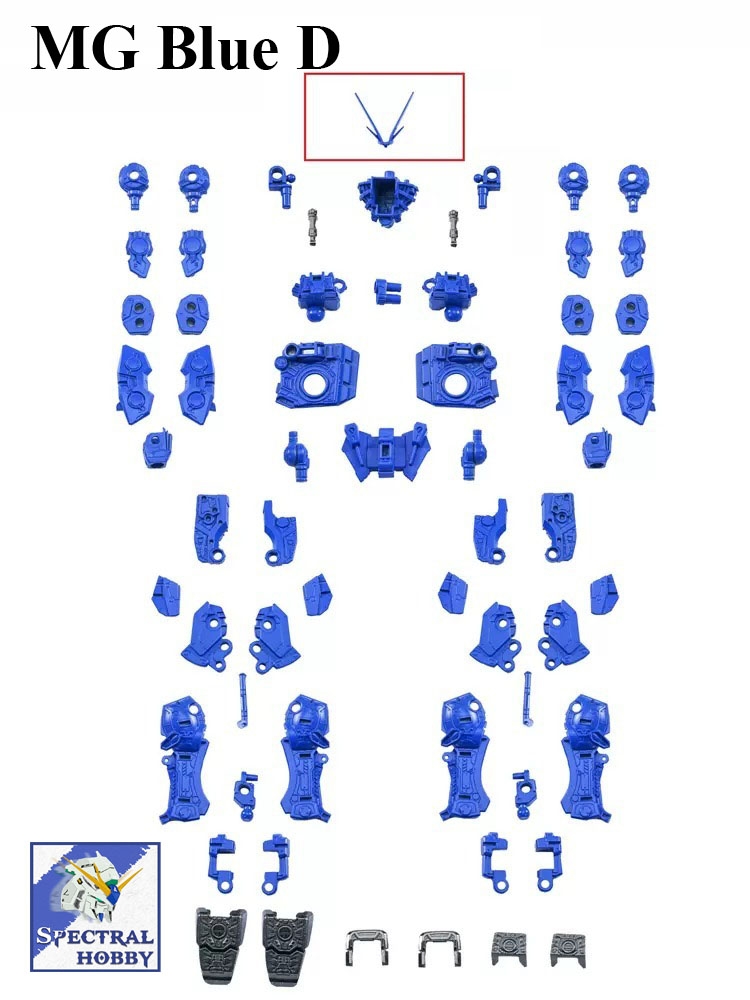 Phụ kiện mô hình bộ EW metal frame set part cho MG Astray red blue Alloy Skeleton Parts