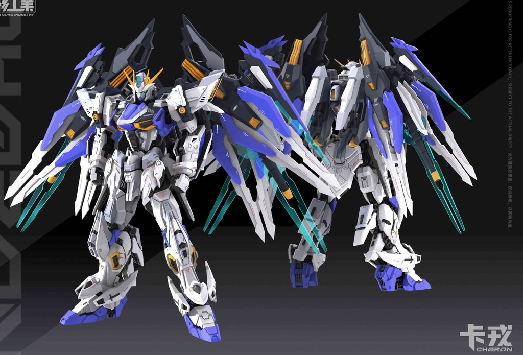 Mô hình lắp ráp MG 1/100 Charon Mecha Core Industry