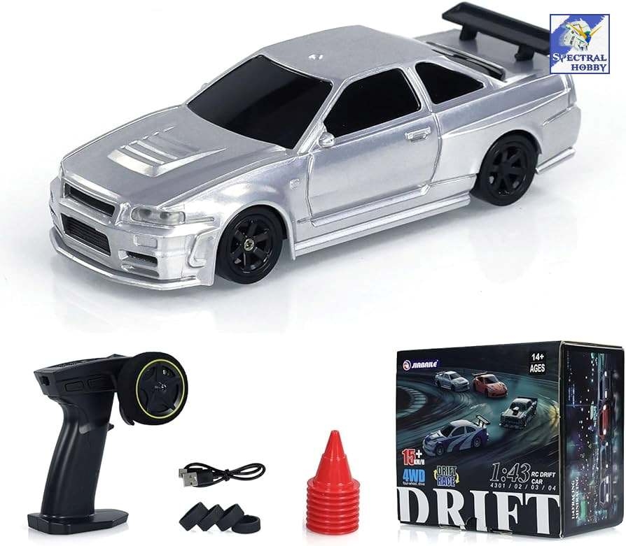 Ô tô điều khiển RC Car Drift 1/43 Chassis model mini racing 2.4G 4WD remote controld JIABAILE