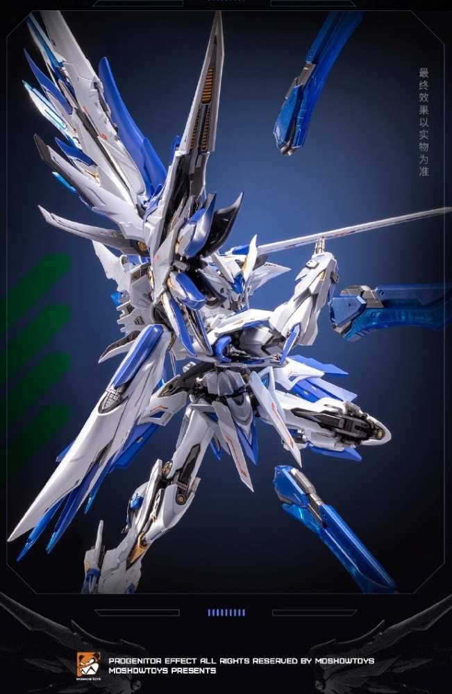 Mô hình Metal Build 1/100 Reincarnated Corax Jing Wei Moshow X Hobby Mecha Diecast Alloy Frame