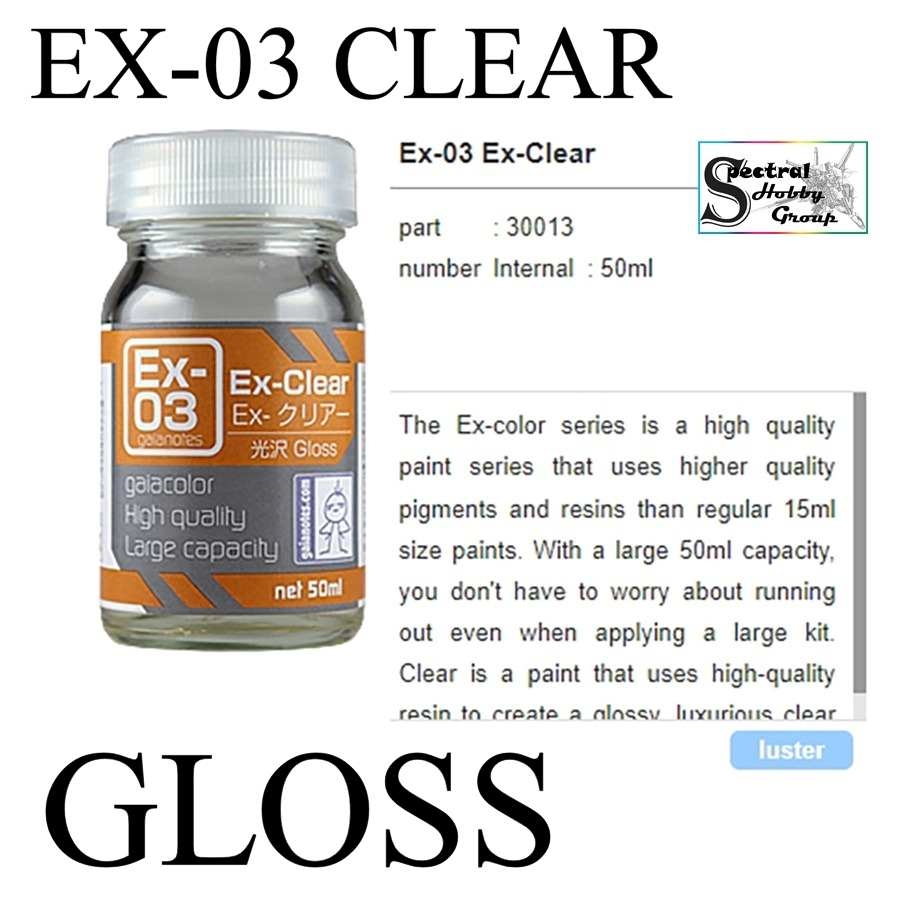 Sơn mô hình Gaia EX color series lacquer paint (white black clear gold silver...)