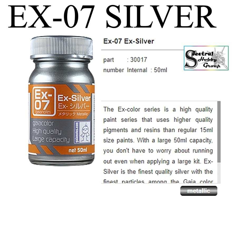 Sơn mô hình Gaia EX color series lacquer paint (white black clear gold silver...)