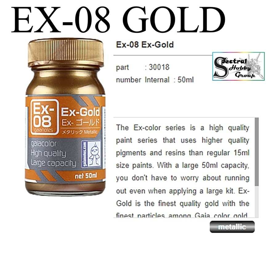 Sơn mô hình Gaia EX color series lacquer paint (white black clear gold silver...)