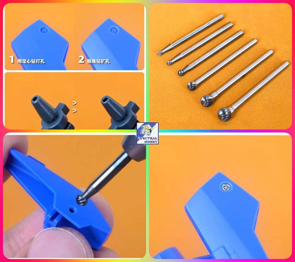 Dụng cụ mũi khoan vát lỗ tròn loe Lazy ROUND HOLE C SIDE 60°/90° CHAMFER REAMER DRILL