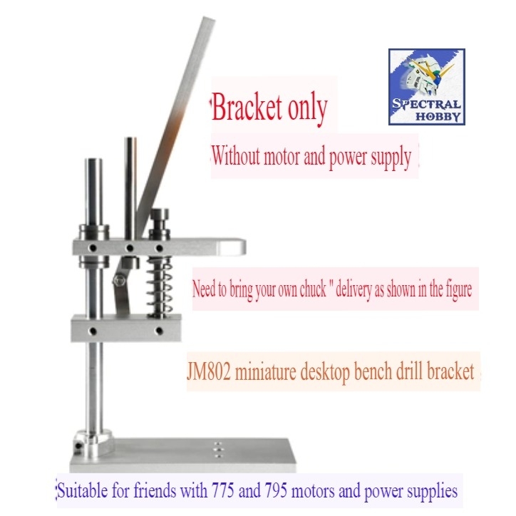 Máy khoan dọc JM802 bàn 775 Table Mini Drill Press Wood Drilling PCB Punching (đọc kĩ trước khi mua)