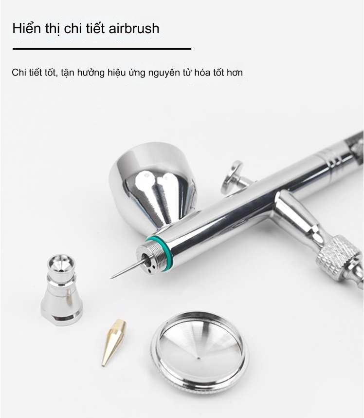 Bút sơn mô hình airbrush WB-188S double action 0.3/0.5/0.8mm caliber spray