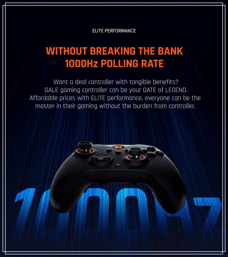 Tay cầm chơi game BIGBIG Won Gale Hall không dây Wireless 2.4G Bluetooth cho PC iOS Android Switch