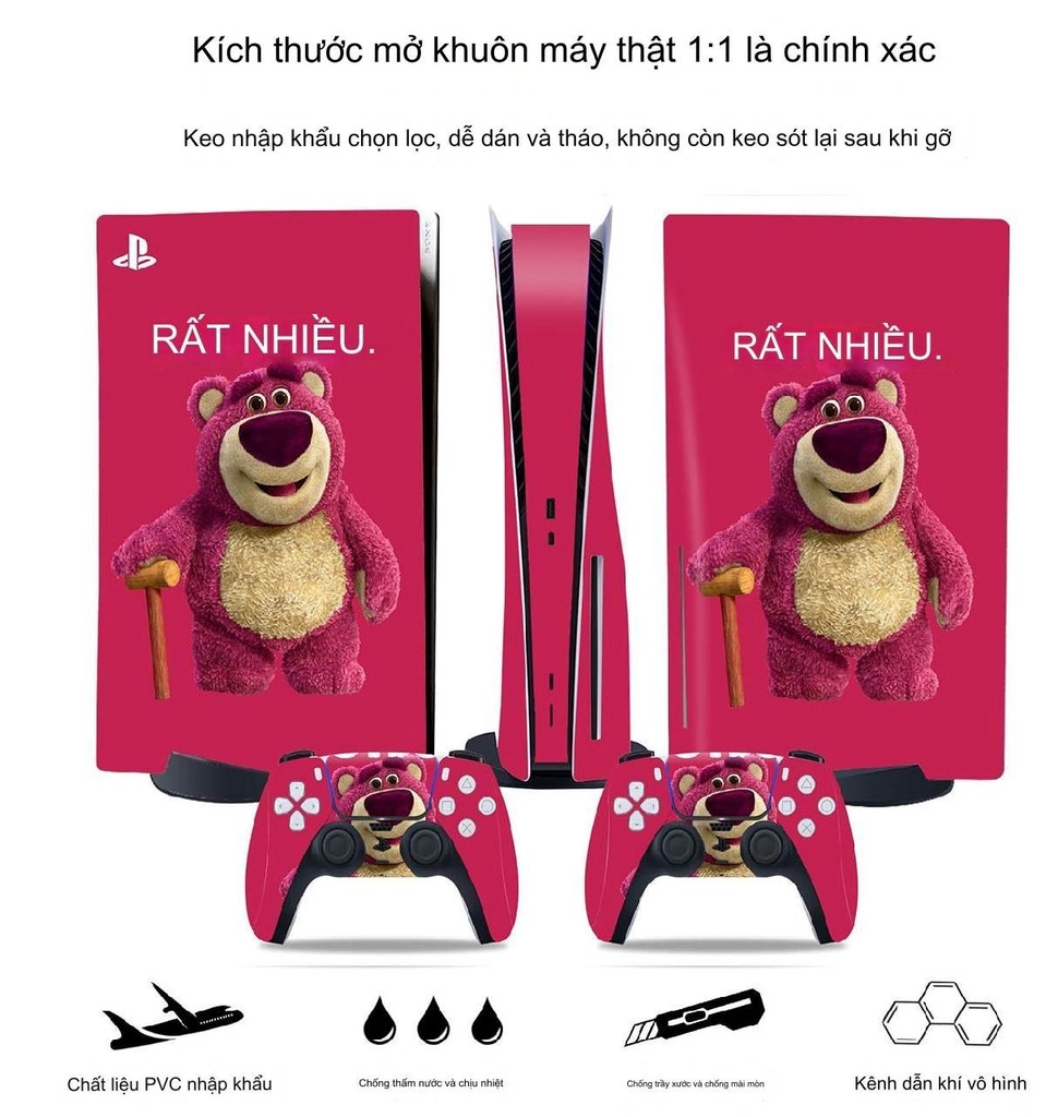 Decal lụa Protective skin sticker cho PS5 Gundam anime rx78 aerial exia ...