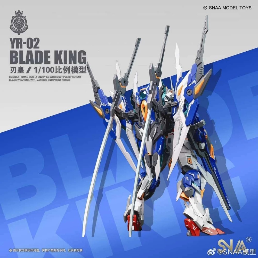 Mô hình lắp ráp MG 1/100 YR-02 BLADE KING SNAA Supernova