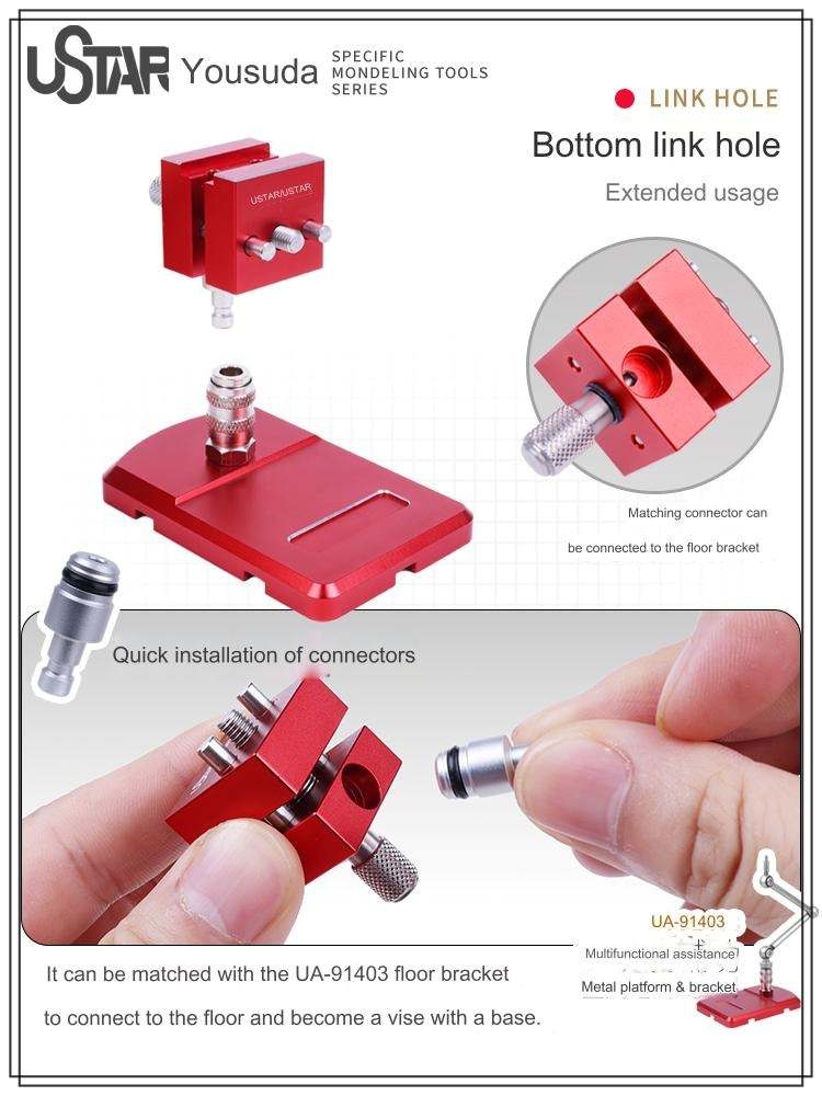 Dụng cụ Ustar Eto kẹp part CLAMPING MINI BENCH VISE 3RD GENERATION UA90637