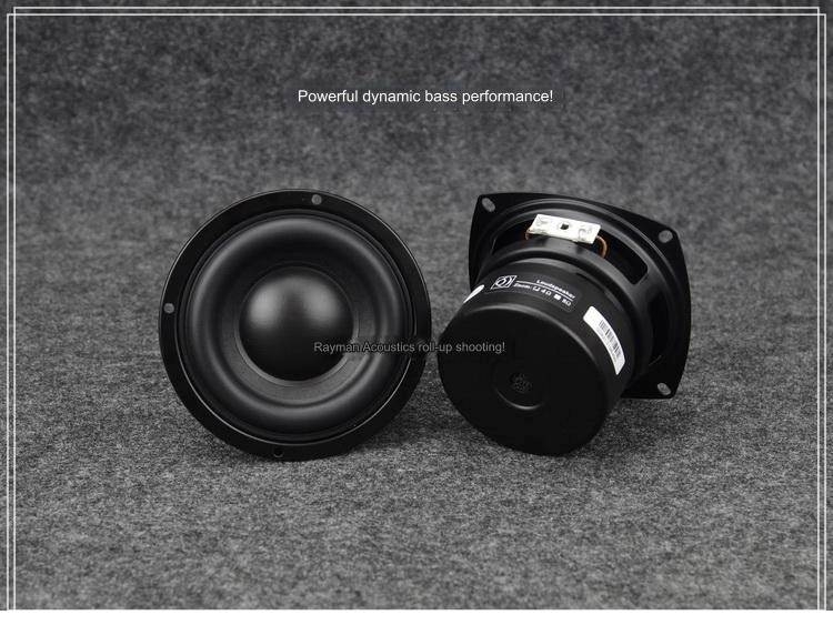 Loa trầm HIFI DIY 4 inch woofer mid-bass siêu trầm công suất cao hành trình dài SB4-116S 40w subwoofer
